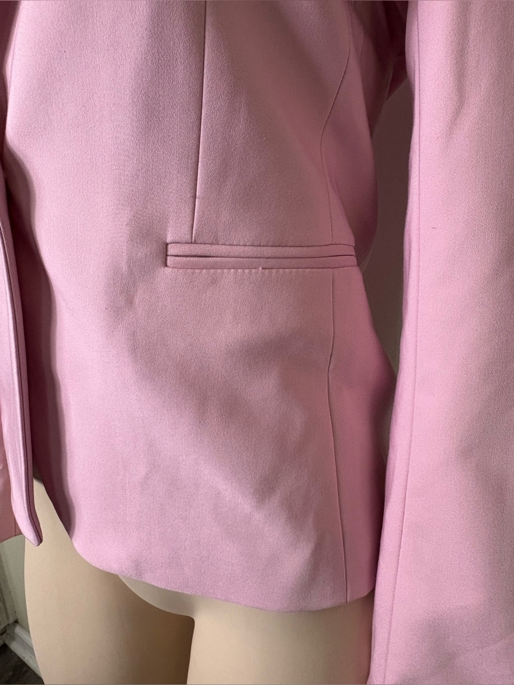 Express Pink One Button Blazer Womens Size 2 Career Office Barbiecore NWT - Picture 7 of 16